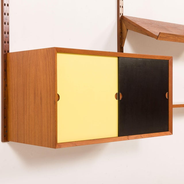Vintage Danish Teak Wall Unit by Poul Cadovius for Cado, 1960s For Sale - Image 14 of 18