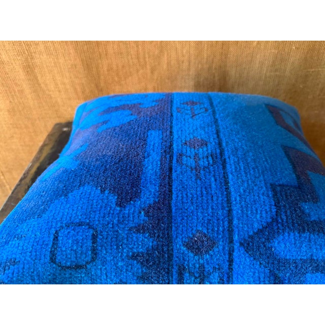 Tribal Vintage Turkish Wool Tribal Pillow For Sale - Image 3 of 13