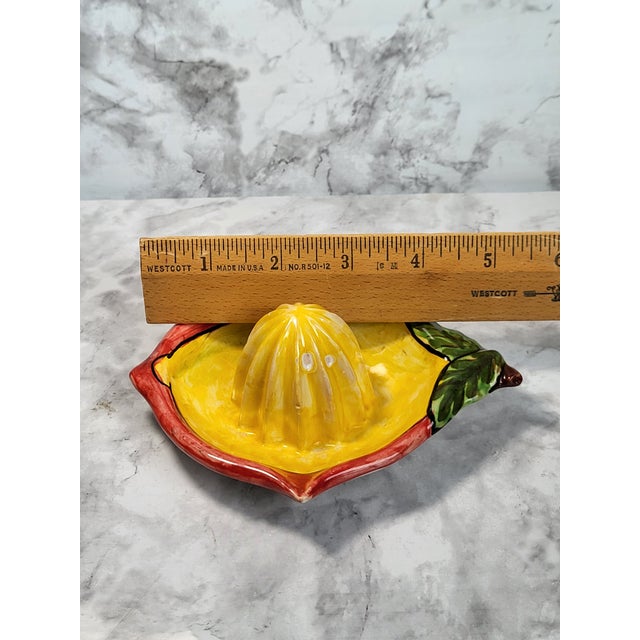 Salvatore Gurreri Hand Painted Citrus Reamer For Sale - Image 9 of 12