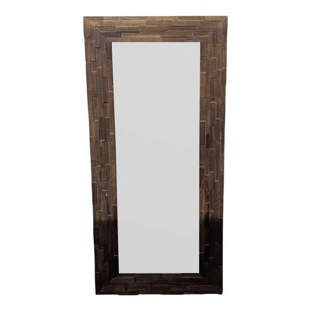Wood Floor Mirror For Sale