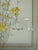 Floral Water Color Drawing by Montana Artist Kaye Cummings 1977 Yellow Floral Line Drawing Framed For Sale - Image 4 of 6