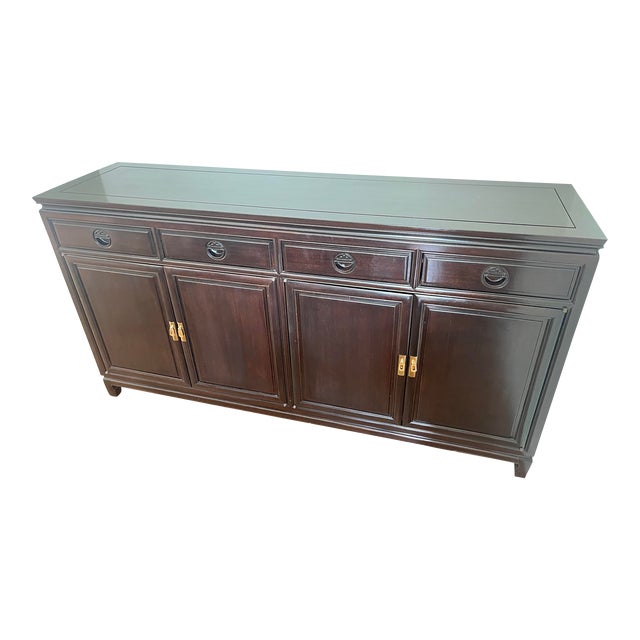 Late 20th Century Rosewood Credenza For Sale