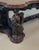 Large Antique Victorian Console Table in Carved Mahogany with Mirror Back For Sale - Image 14 of 18