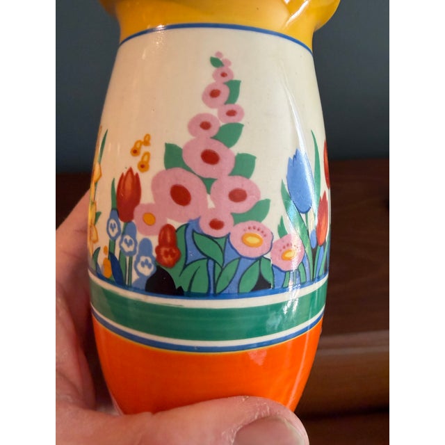 Charming English ceramic vase produced by Wilkinson Ltd., England, in the Honeyglaze line and associated with the...