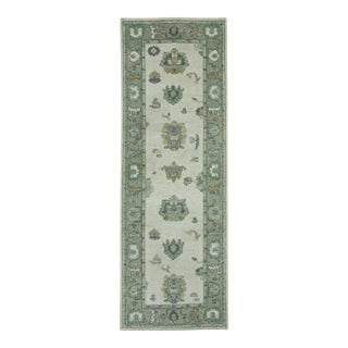 Turkish Oushak Rug 2'9"x 7'10" #19130 For Sale