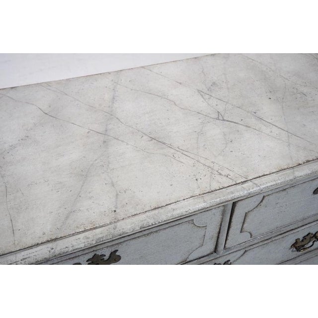 Scandinavian Chest with Iron Handles, 18th Century For Sale - Image 8 of 11