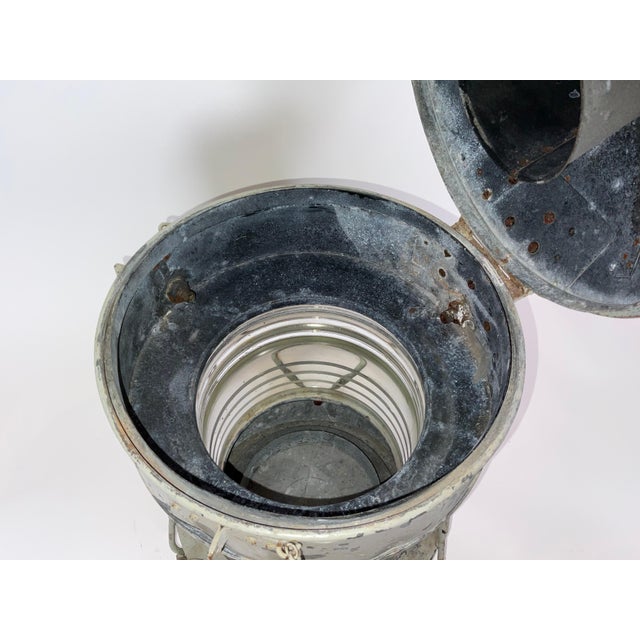 Steel Ships Anchor Lantern For Sale - Image 9 of 9
