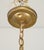 Bagues Style Gold Finish Foliate Glass Chandelier For Sale - Image 11 of 12