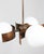 Vintage Italian Copper and Opaline Glass Chandelier For Sale - Image 17 of 18