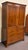 Early 20th Century Antique Solid Mahogany English Linen Cabinet Over Chest of Drawers c.1910 For Sale - Image 5 of 9