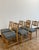 Gray Six Razorback Oak Dining Chairs in the Style of Henning Kjærnulf, Denmark, 1960s For Sale - Image 8 of 16