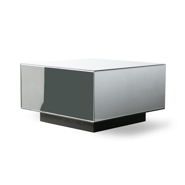Glass Mirror Block Table from HKliving For Sale - Image 3 of 4