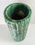20th Century Japanese Faux Bamboo Green Glazed Pottery Umbrella Stand or Cane Holder For Sale - Image 9 of 15