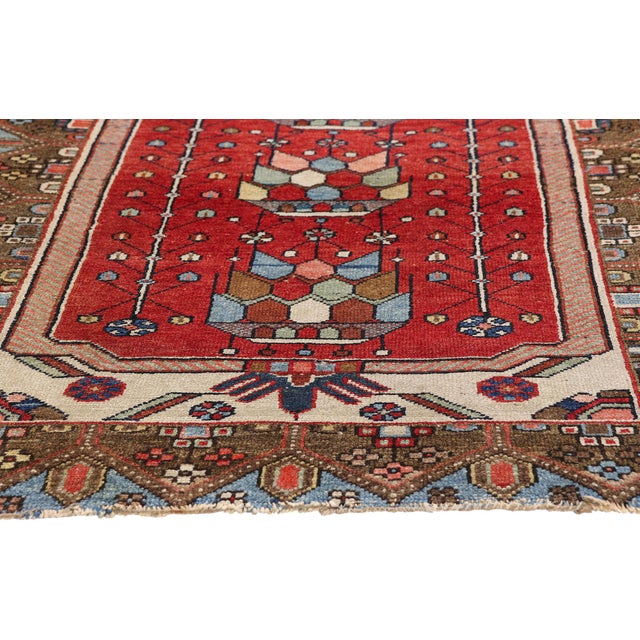 Antique Persian Malayer Rug, 02'10 X 03'10 For Sale - Image 4 of 10