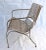 1940's French Wrought Iron Garden Chairs and Bench For Sale - Image 4 of 15