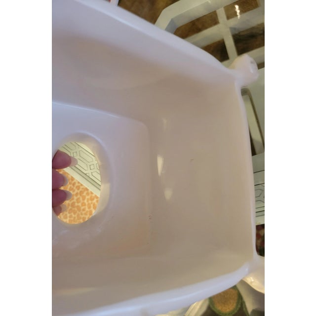 Vintage Ceramic Pale Blue White Traditional Tissue Box Cover Holder For Sale In West Palm - Image 6 of 7