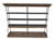 Mercantile Iron and Wood Display Rack With Drawers For Sale