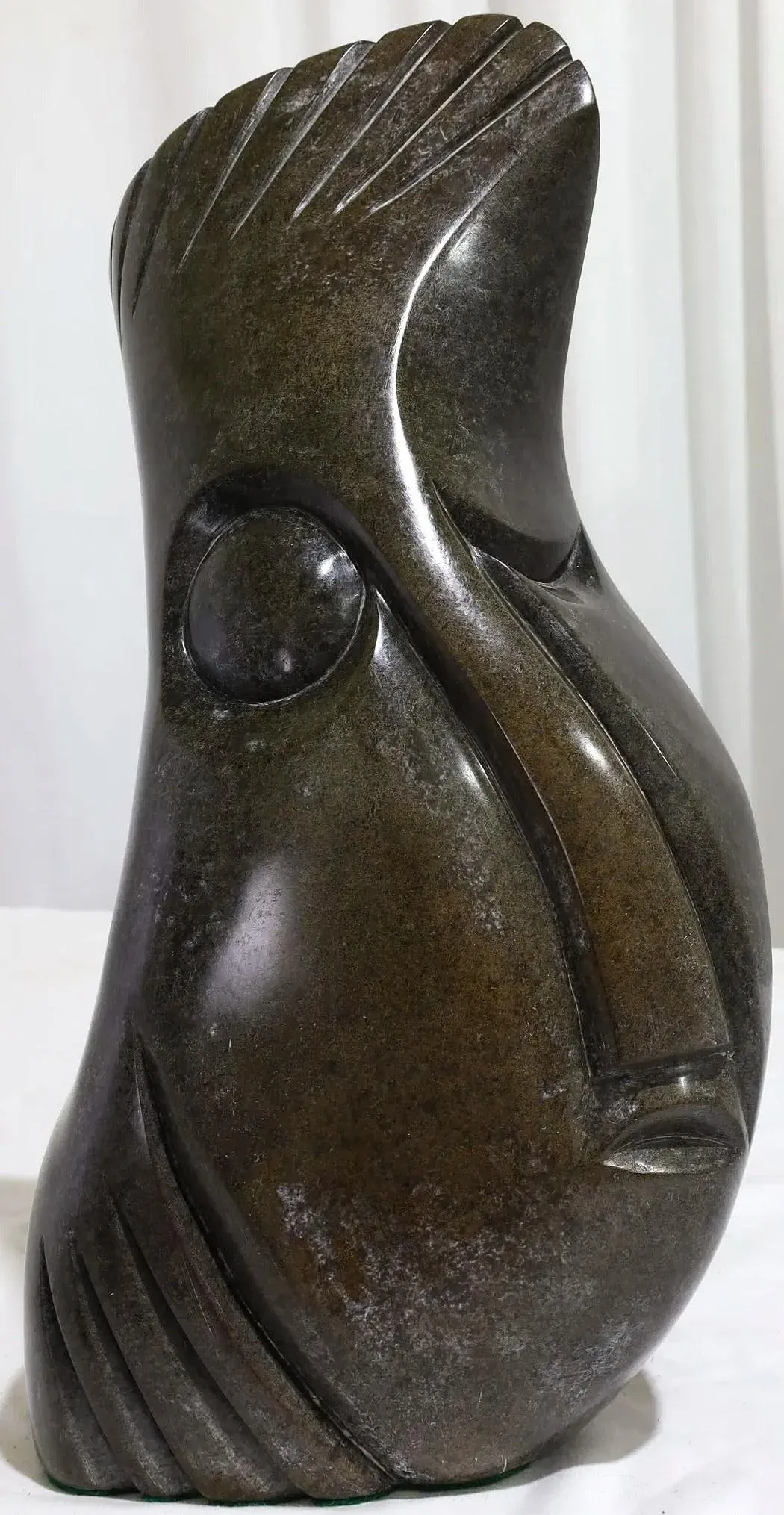 Richard Mteki Original Zimbabwean Serpentine Shona Sculpture