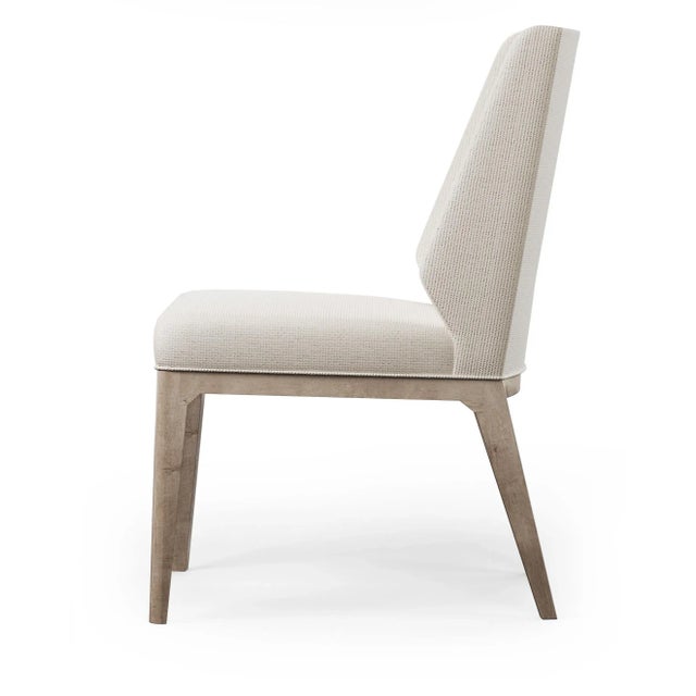 Sand Cerused Fabric Materials: Oak Veneers, Oak Solids A part of the Cadence Collection.