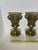 Brass Set of Two Early 20th Century Brass Compote or Candle Holders For Sale - Image 8 of 10