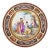 Austrian 19th C Royal Vienna Allegorical Angel Porcelain Plate by Schrott For Sale