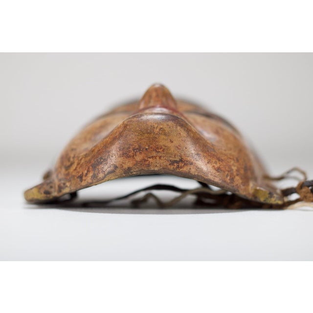 Antique Himalayan Wood Mask For Sale - Image 6 of 8