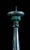 A striking antique wooden pricket candlestick of tall, architectural proportions, beautifully turned and retaining a...
