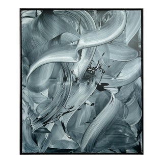 Contemporary Abstract Acrylic on Stretched Canvas "All I Got" by Nikolaos Schizas For Sale