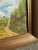 Small Signed Gold Framed Farmhouse and Foliage Landscape Painting on Canvas For Sale In Atlanta - Image 6 of 8
