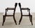 Set of Five Christian Liaigre for Nobilis Mahogany Dining Chairs For Sale In Sacramento - Image 6 of 12