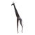 Vintage African Giraffe With Dark Patina For Sale