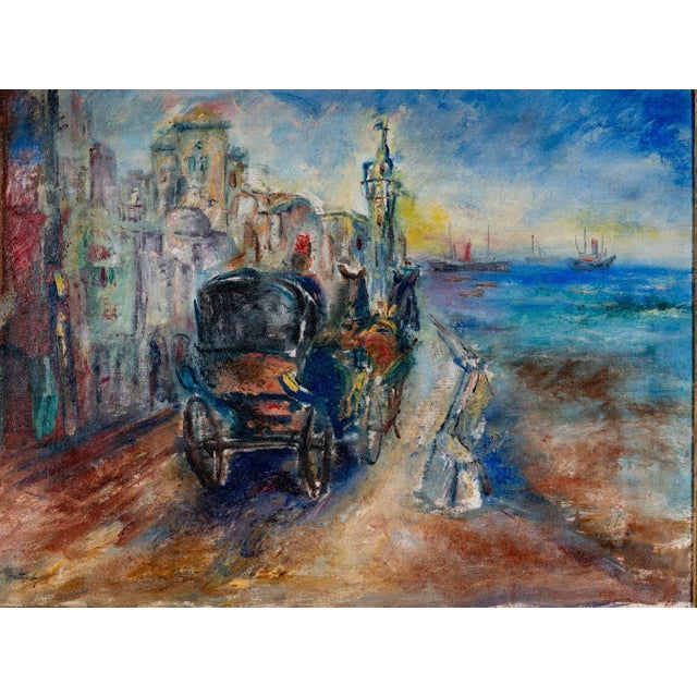 Original Moses Matusovski Expressionist Oil Painting.