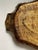 Early 20th Century Vintage Orange & Gold Florentine Style Wooden Tray For Sale - Image 5 of 9