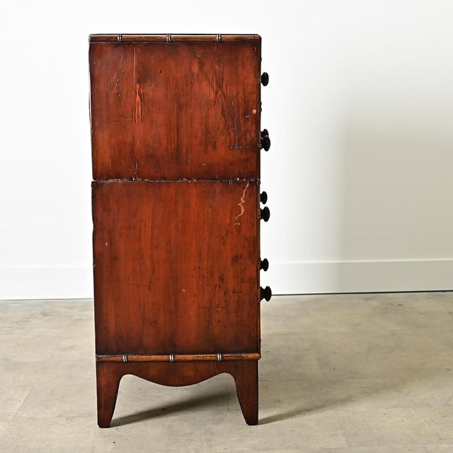English 19th Century Mahogany Chest of Drawers For Sale - Image 10 of 11