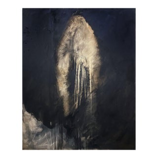 Contemporary Abstract Mixed Media on Canvas "The Mirror" by Paul Landauer For Sale