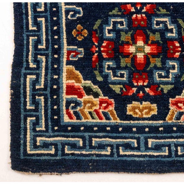 Tibetan Gyantse Khaden Rug, 4' 4.5" X 2' 3.5" For Sale In New York - Image 6 of 8