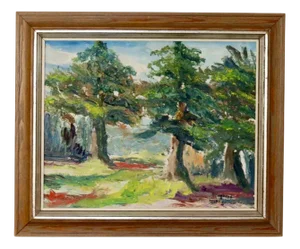 B. Högberg, Summer Landscape, 1950s, Oil, Framed