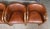 Vintage Art Deco Chairs in Walnut and Leather, 1940, Set of 4 For Sale - Image 10 of 18
