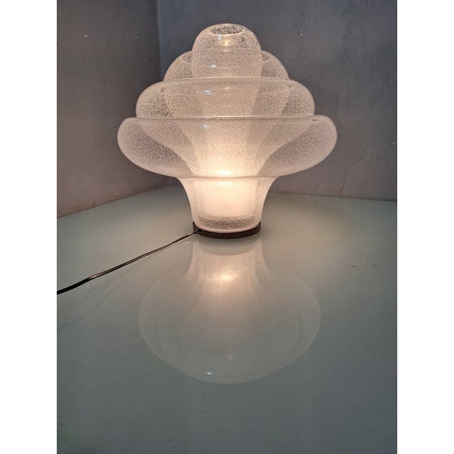 Lotus Pullegous Table Lamp in Murano Glass by V. Nason for Mazzega, 1980s For Sale - Image 10 of 18
