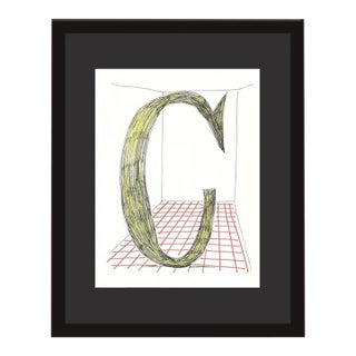 1991 'C' From 'Hockney's Alphabet' by David Hockney For Sale