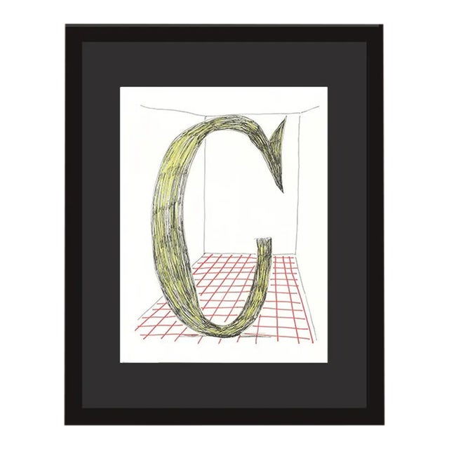 1991 'C' From 'Hockney's Alphabet' by David Hockney For Sale