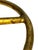 1980s Vintage Italian Gold Tole Freestanding Towel Ring Stand For Sale - Image 5 of 11