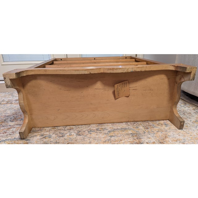 Mid Century Small Rock Maple Bookcase by Brady Furniture / Nichols and Stone For Sale - Image 11 of 13