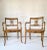 Beige Vintage Mid Century Sheraton Style Hand Painted Armchairs - a Pair For Sale - Image 8 of 8