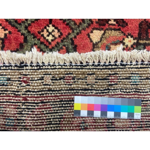Textile Rug with Diamond-Shaped Medallion For Sale - Image 7 of 8
