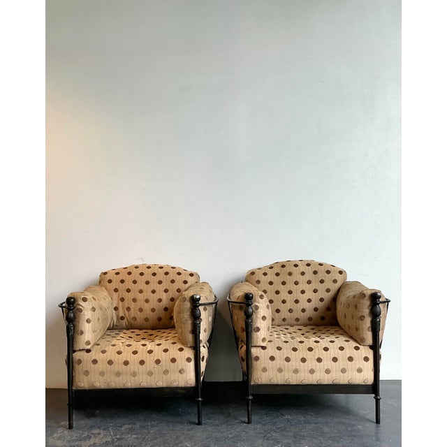 Late 20th Century Vintage Michael Taylor “Montecito” Lounge Chairs - A Pair For Sale - Image 5 of 12