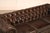 Chesterfield Style 7 Foot Espresso Brown Tufted Leather Sofa For Sale - Image 4 of 16