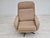 Set of Danish Wool Swivel Armchair With Footstool, 1970s For Sale - Image 15 of 18