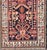 Measures: 3'9 x 10'3. Tribal midcentury Persian Hamedan rug in midnight blue, red, green and brown. Keivan Woven Arts /...