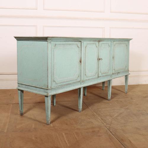 Late 19th C Danish painted sideboard. 1890 This piece is designed in the style of the selected designer and/or manufacturer